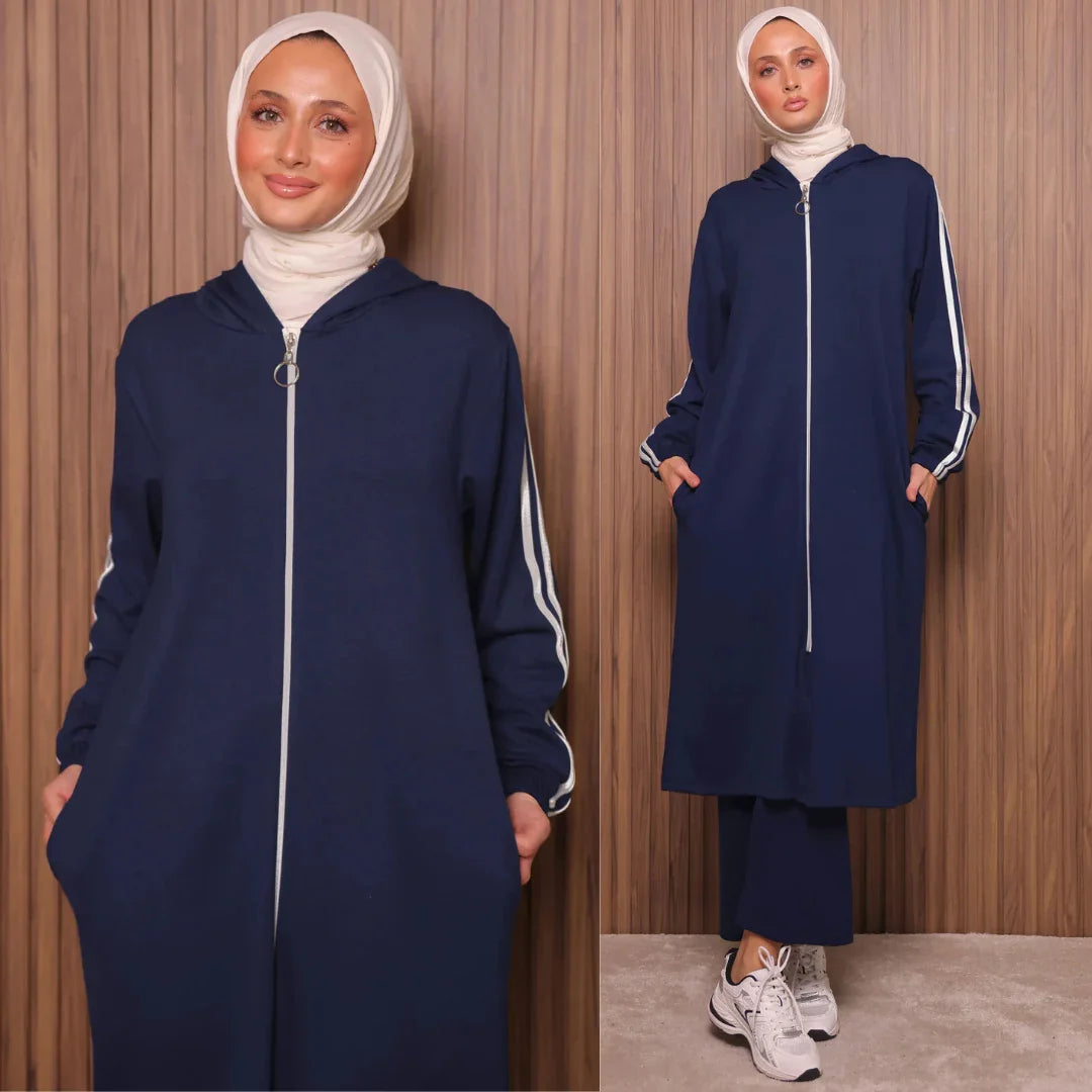 Survêtement long 2 pièces avec capuche